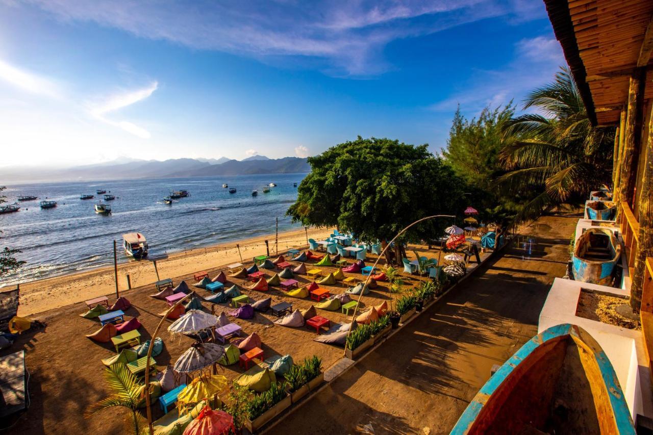 Gili Sands Hotel & Bar Gili Trawangan Exterior foto