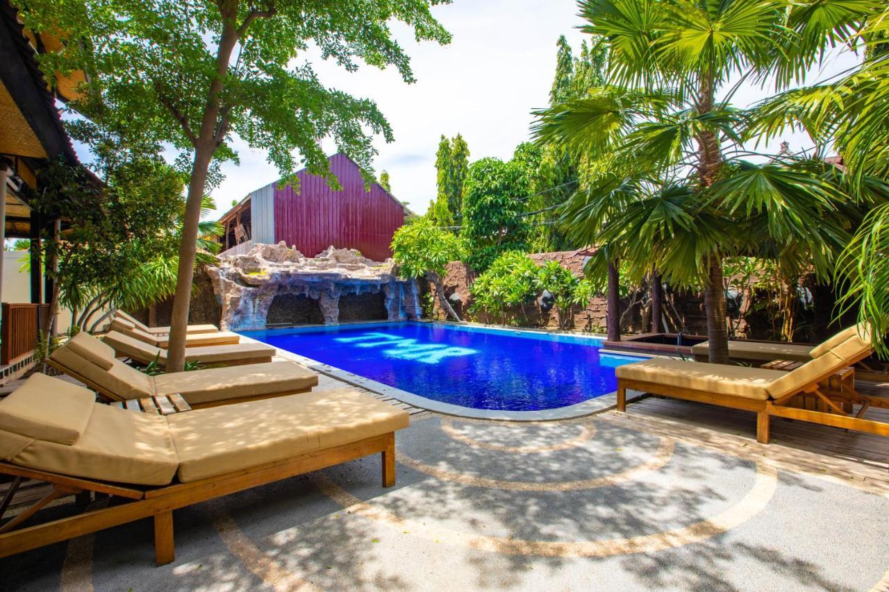 Gili Sands Hotel & Bar Gili Trawangan Exterior foto